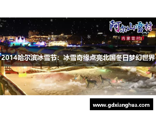 2014哈尔滨冰雪节：冰雪奇缘点亮北国冬日梦幻世界